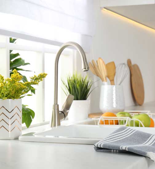 Modern kitchen sink